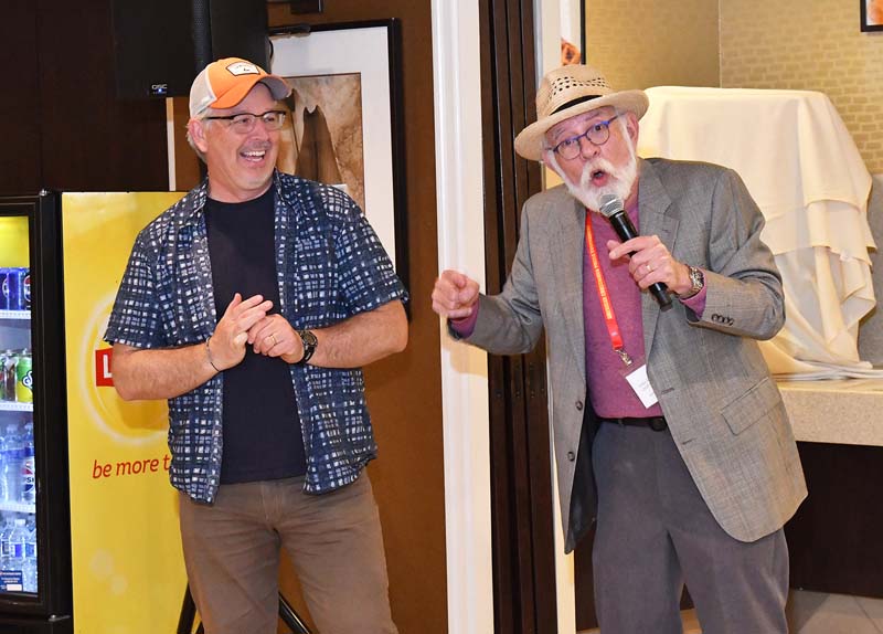 WordPlay's Patrick Creadon with Mike Alpern